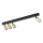 Spotlampe TOP 4xGU10/10W/230V sort/guld