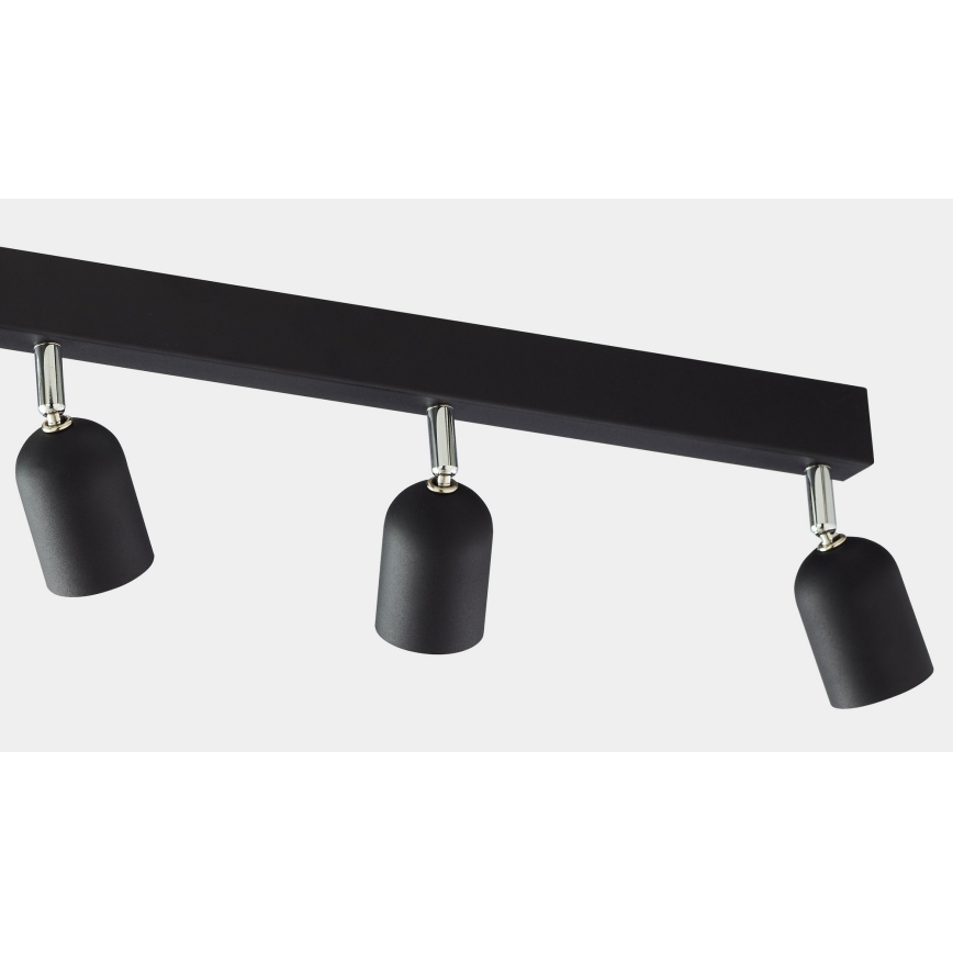 Spotlampe TOP 6xGU10/10W/230V sort
