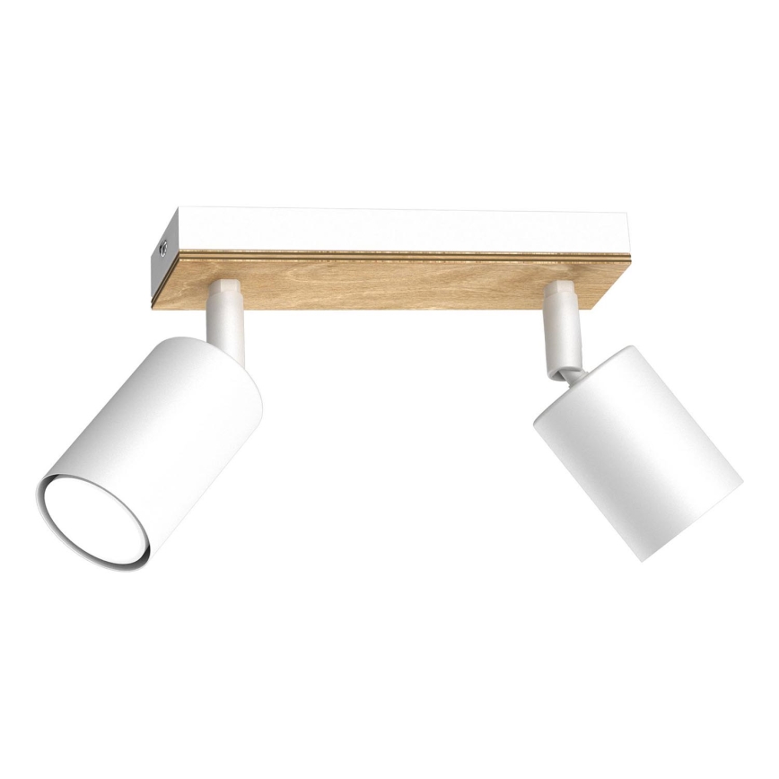 Spotlampe TULON 2xGU10/8W/230V hvid/eg