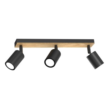 Spotlampe TULON 3xGU10/8W/230V sort/eg