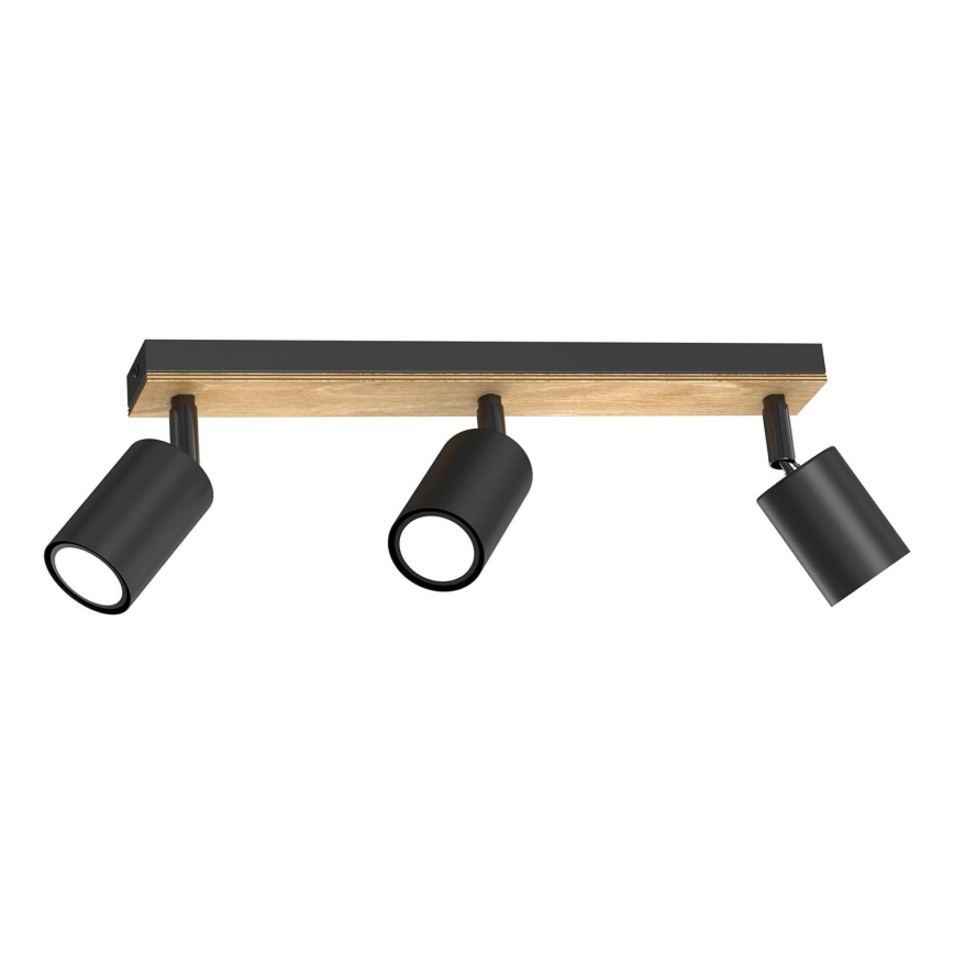 Spotlampe TULON 3xGU10/8W/230V sort/eg