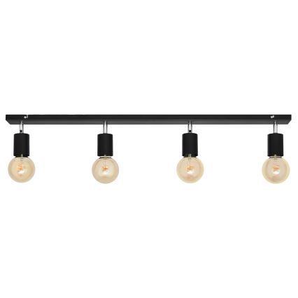 Spotlampe TUNE 4xE27/20W/230V sort