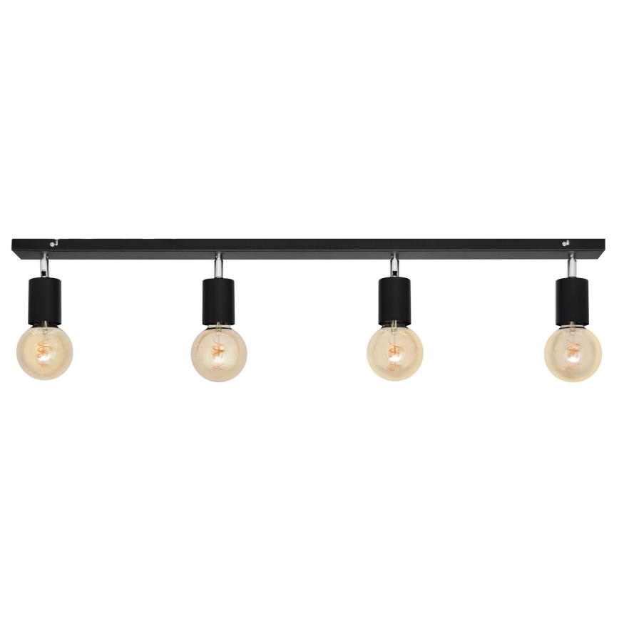Spotlampe TUNE 4xE27/20W/230V sort