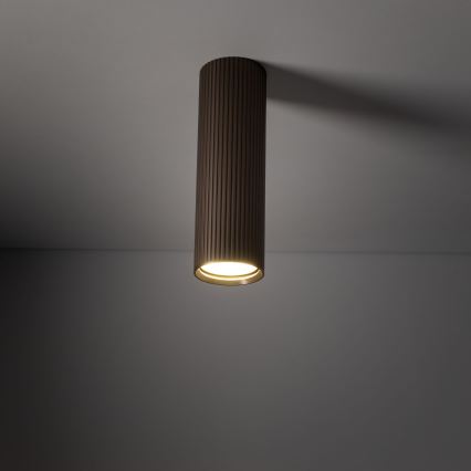 Spotlampe TUNE M 1xGU10/10W/230V 17 cm brun