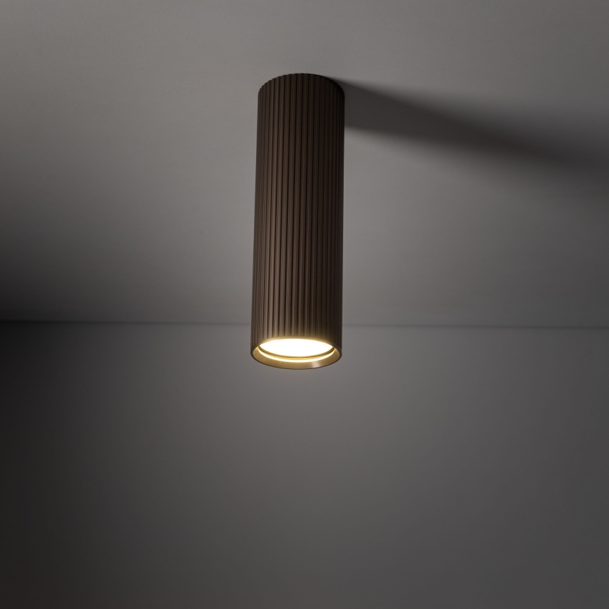 Spotlampe TUNE M 1xGU10/10W/230V 17 cm brun
