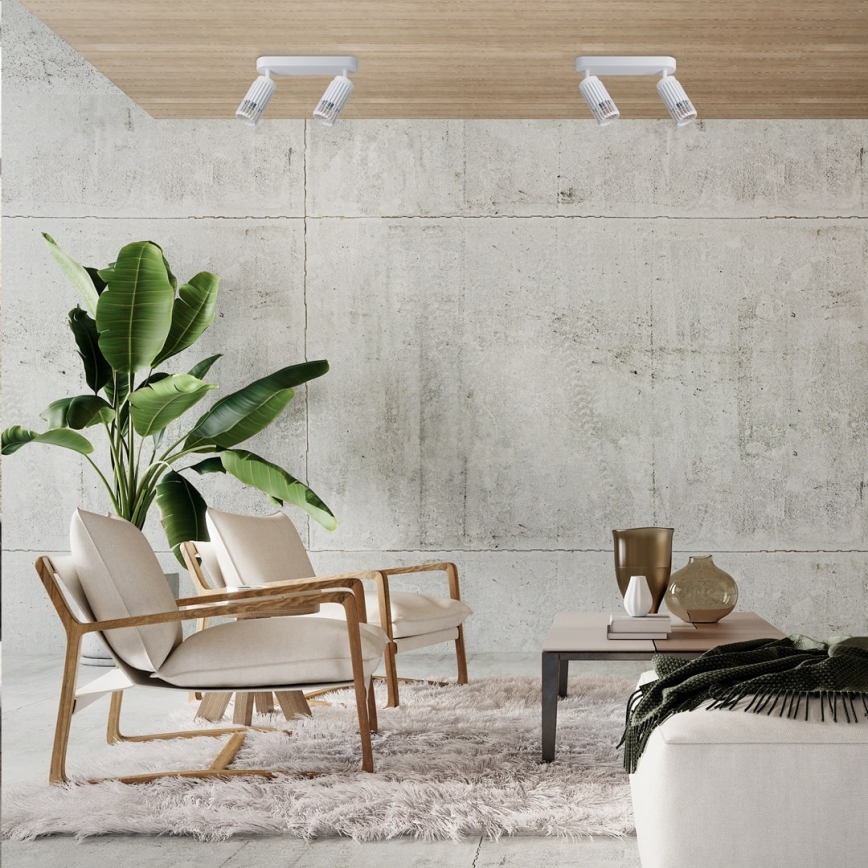 Spotlampe VERTICAL 2xGU10/8W/230V hvid