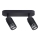 Spotlampe VERTICAL 2xGU10/8W/230V sort