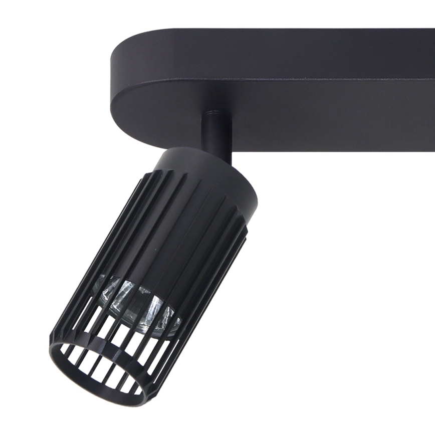 Spotlampe VERTICAL 2xGU10/8W/230V sort