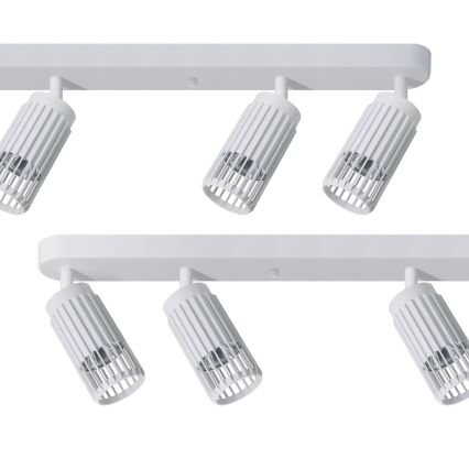 Spotlampe VERTICAL 6xGU10/8W/230V hvid