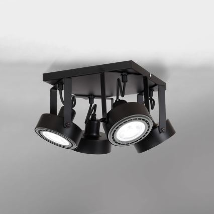 Spotlampe VIVA 4xGU10-AR111/15W/230V