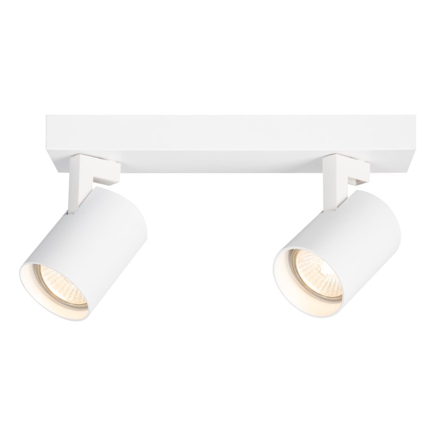 Spotlampe VOLF 2xGU10/10W/230V hvid