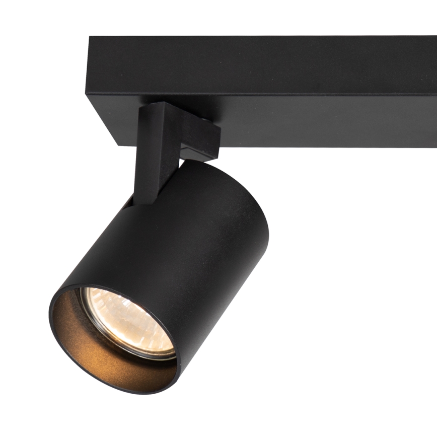 Spotlampe VOLF 2xGU10/10W/230V sort