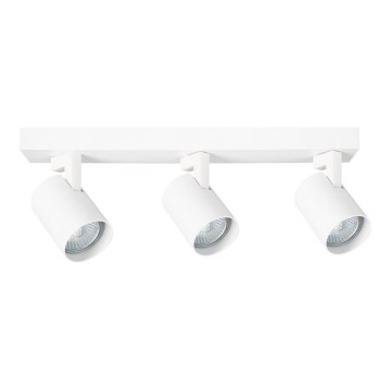 Spotlampe VOLF 3xGU10/10W/230V hvid