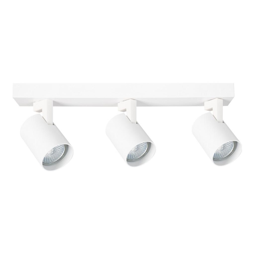 Spotlampe VOLF 3xGU10/10W/230V hvid