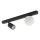 Spotlampe VOX 1xG9/8W/230V + 1xGU10/10W sort