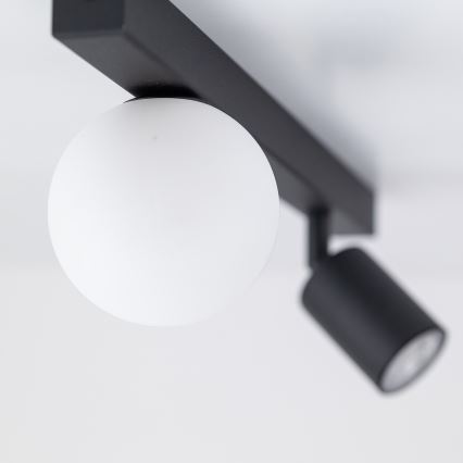 Spotlampe VOX 1xG9/8W/230V + 1xGU10/10W sort