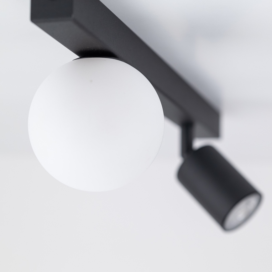 Spotlampe VOX 1xG9/8W/230V + 1xGU10/10W sort