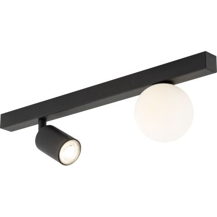 Spotlampe VOX 1xG9/8W/230V + 1xGU10/10W sort