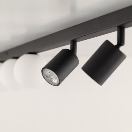 Spotlampe VOX 3xG9/8W/230V + 3xGU10/10W sort