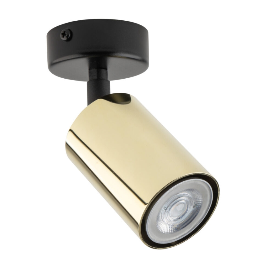 Spotlampe ZOOM 1xGU10/10W/230V guld/sort