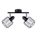 Spotlight BELUCI 2xE14/40W/230V sort