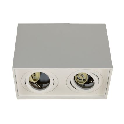 Spotlight SIROCO 2xGU10/30W/230V hvid