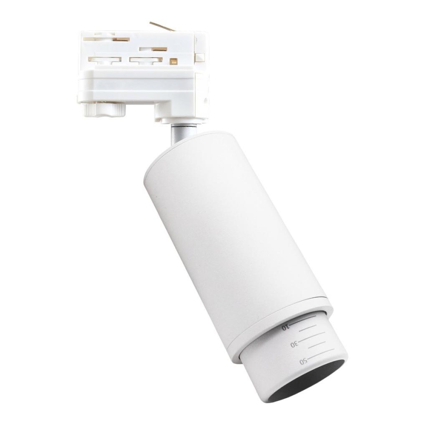Spotlight til 3-faset skinnesystem MICA 1xGU10/25W/230V hvid