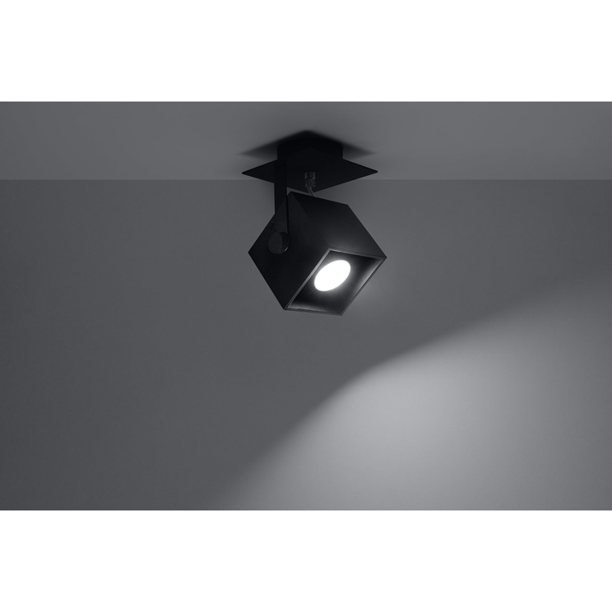 Spotlys CEDRA 1 1xGU10/40W/230V antik sort