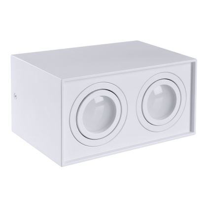 Spotlys HADAR Q2 2xGU10/10W/230V hvid