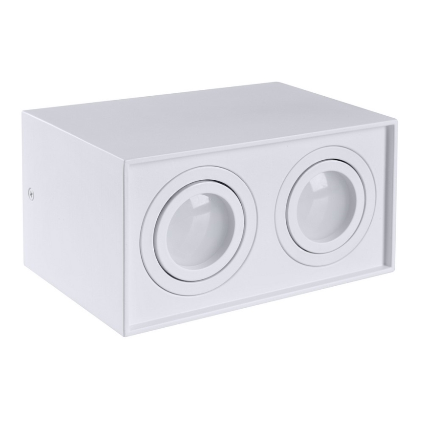 Spotlys HADAR Q2 2xGU10/10W/230V hvid