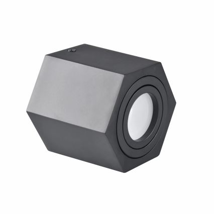 Spotlys HEXAGON 1xGU10/10W/230V antik sort