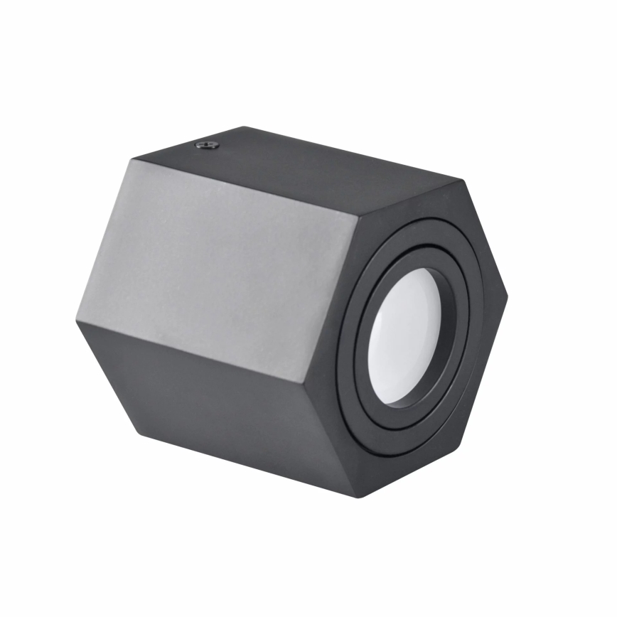 Spotlys HEXAGON 1xGU10/10W/230V antik sort