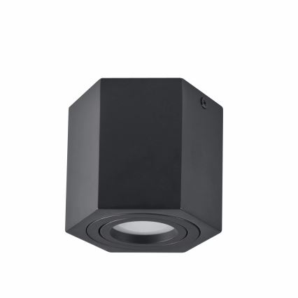 Spotlys HEXAGON 1xGU10/10W/230V antik sort