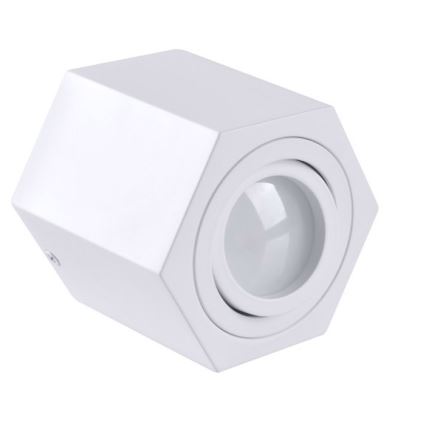 Spotlys HEXAGON 1xGU10/10W/230V hvid