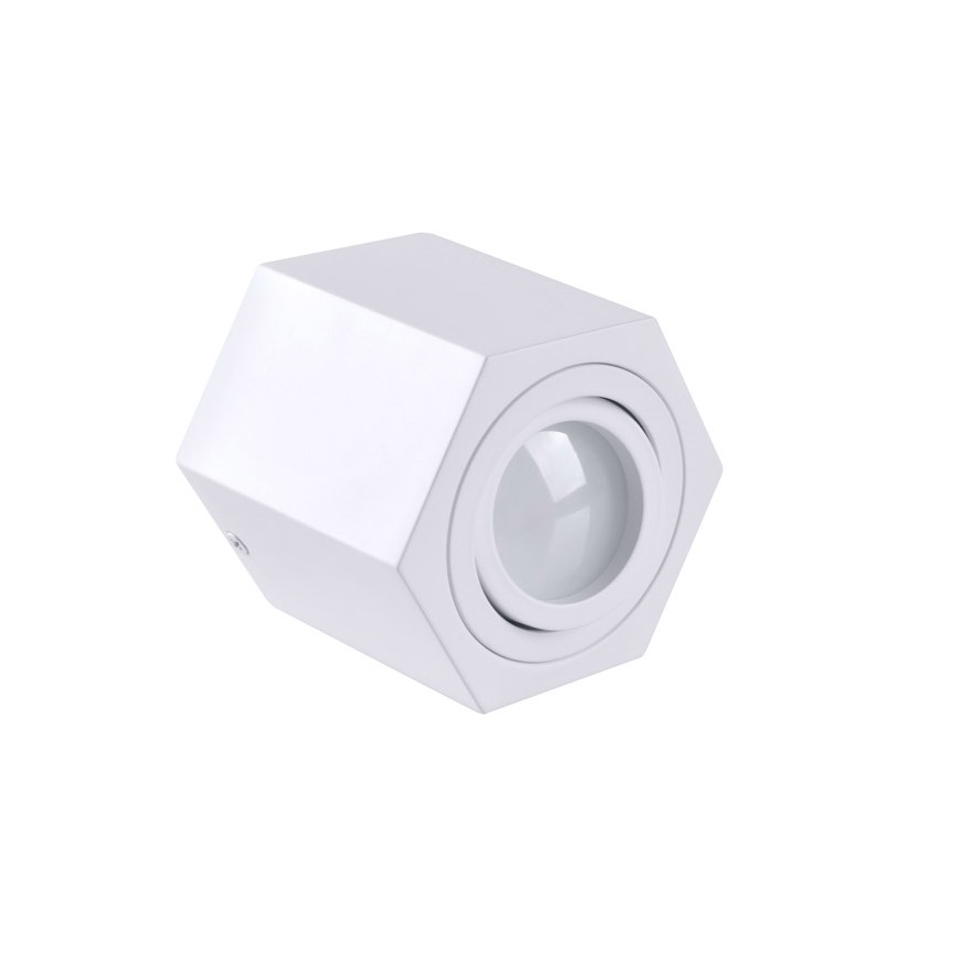 Spotlys HEXAGON 1xGU10/10W/230V hvid