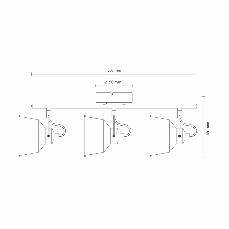 Spotlys NIKO 3xE14/8W/230V