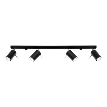 Spotlys RING 4L 4xGU10/40W/230V antik sort