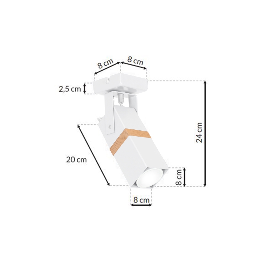 Spotlys VIDAR 1xGU10/25W/230V