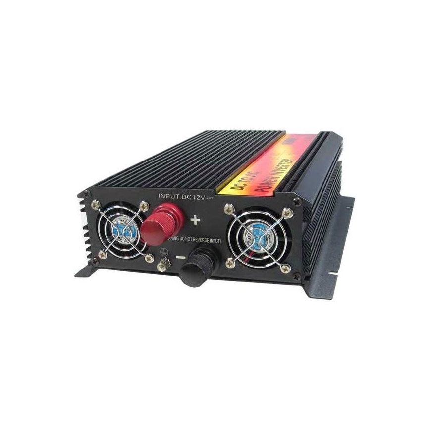 Spændingsomformer 1600W/12V/230V + USB