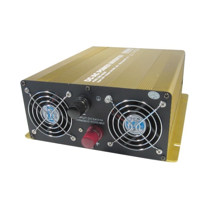 Spændingsomformer 2200W/12V/230V + USB