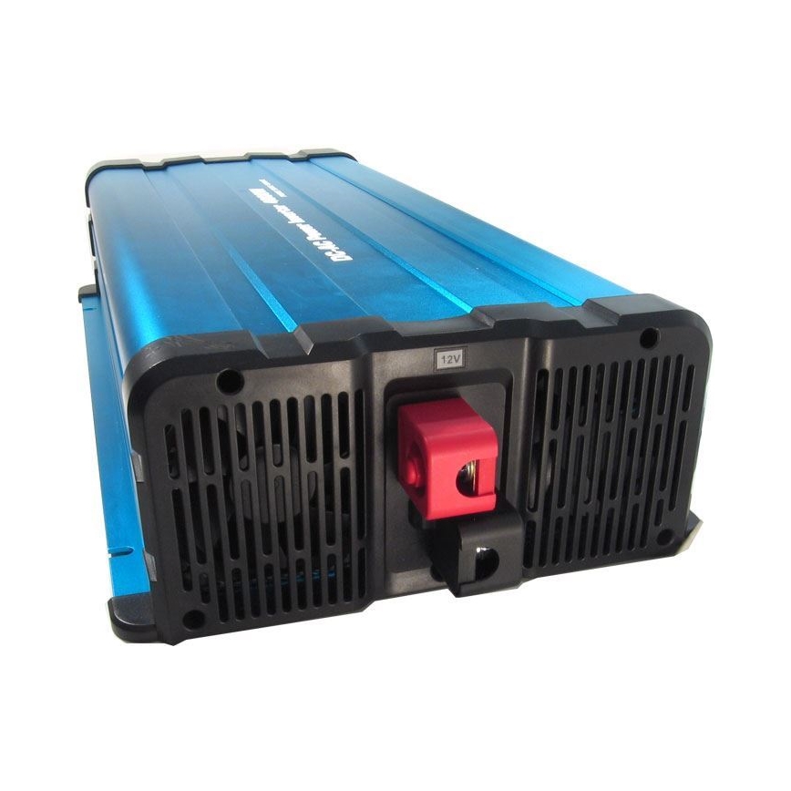Spændingsomformer 4000W/12/230V + fjernbetjening