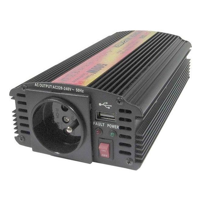 Spændingsomformer 500W/24V/230V