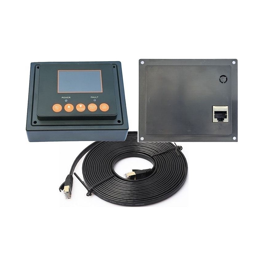 Spændingsomformer 700W/12V/230V + ledningsført fjernbetjening