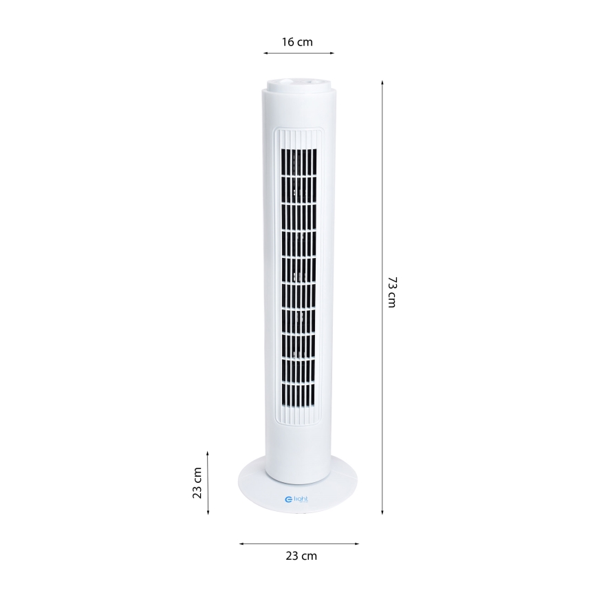 Stå ventilator TOWER 50W/230V hvid