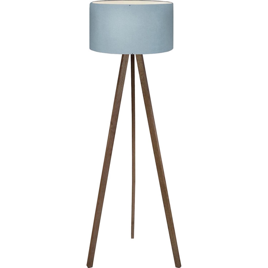 Stående lampe AYD 1xE27/40W/230V brun/blå