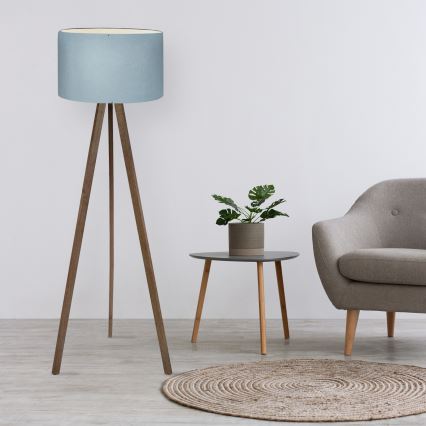 Stående lampe AYD 1xE27/40W/230V brun/blå