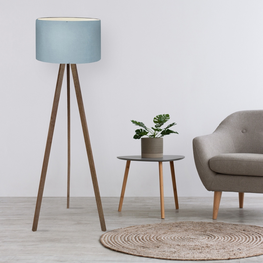 Stående lampe AYD 1xE27/40W/230V brun/blå