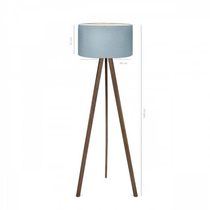 Stående lampe AYD 1xE27/40W/230V brun/blå