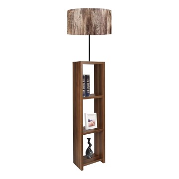 Stående lampe AYD 1xE27/40W/230V brun