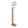 Stående lampe AYD 1xE27/40W/230V hvid/brun